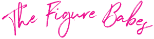 The Figure Babes logo pink script font